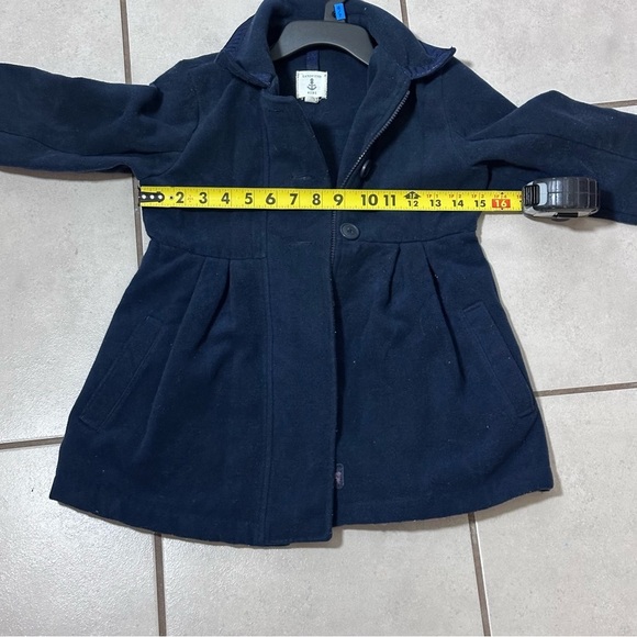 Land’s End Kids Girls Navy Blue Coat Jacket Size 6 - Picture 7 of 8